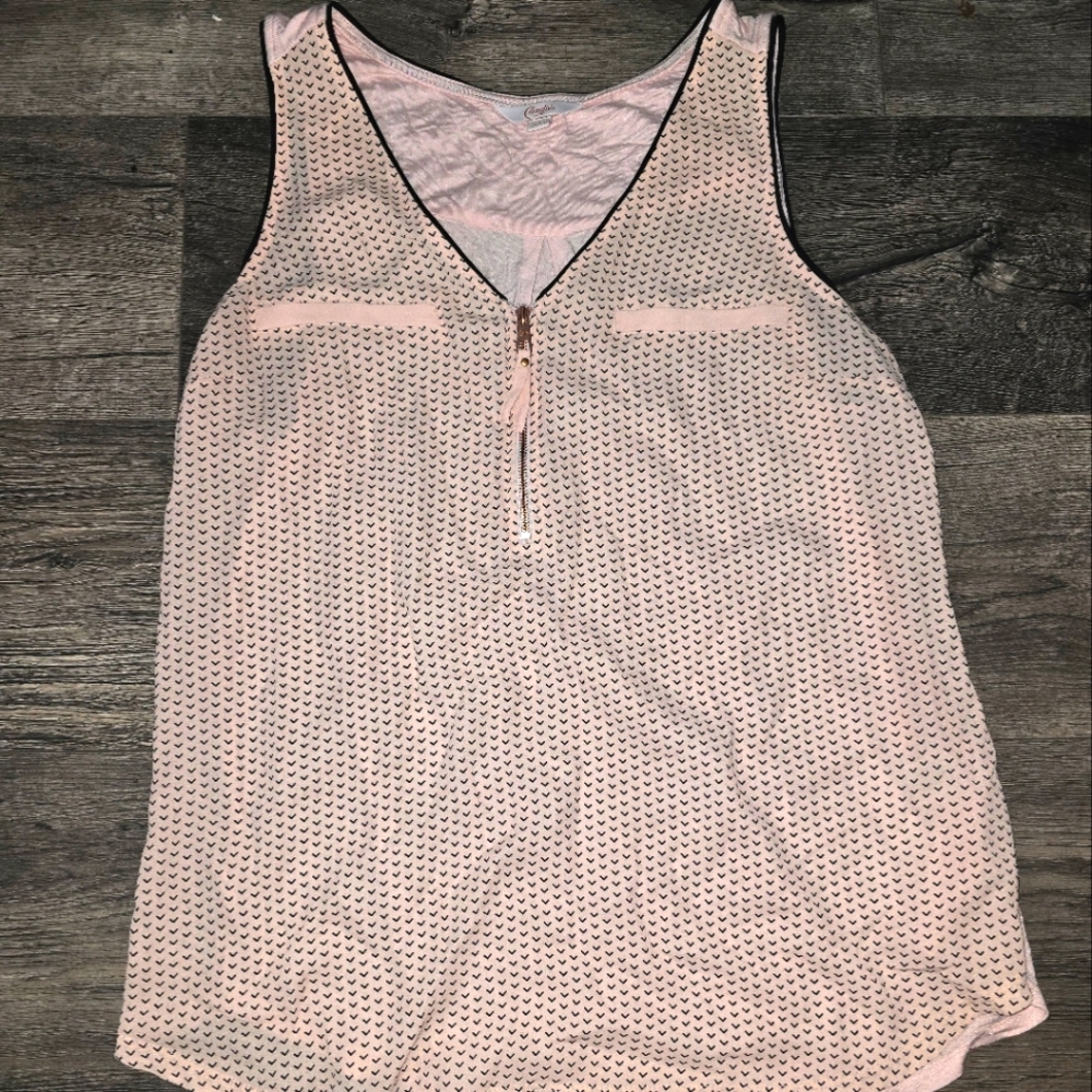Candies brand women's tank top blouse size large